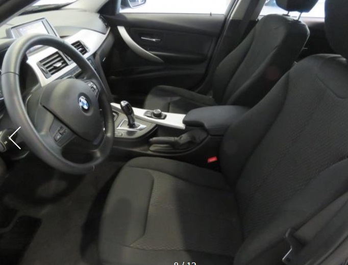 Left hand drive car BMW 3 SERIES (01/02/2015) - 